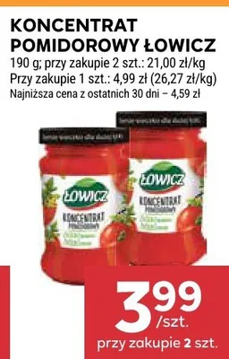 Koncentrat pomidorowy klasyczny promocja w Stokrotka