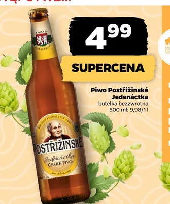 Piwo Postřižinské Jedenáctka promocja w Netto