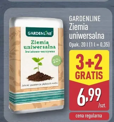 Ziemia uniwersalna kwiatowo-warzywna Gardenline promocja w Aldi