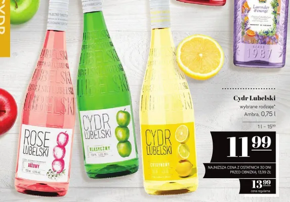 Cydr lubelski Ambra 0,75l promocja w POLOmarket