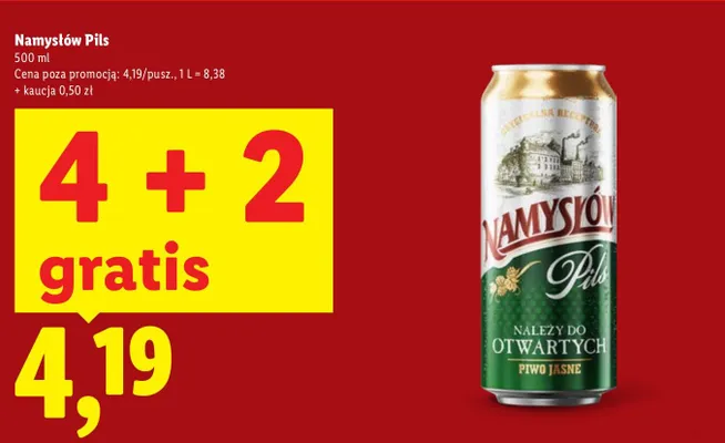 Piwo Pils promocja w Lidl