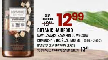 Nawilżający szampon do włosów promocja w Drogerie Natura