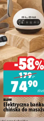 Elektryczna bańka chińska do masażu Blow promocja w Biedronka Home