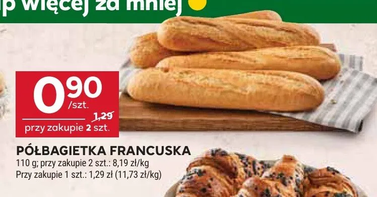Półbagietka francuska promocja w Stokrotka