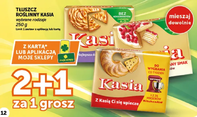Tłuszcz roślinny Kasia promocja w Groszek