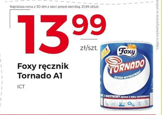 Ręcznik papierowy Foxy Tornado promocja w Frac