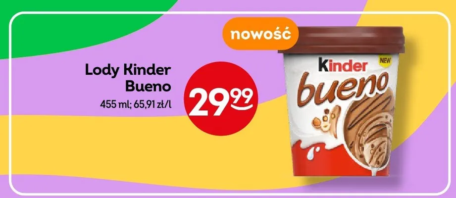 Lody Kinder Bueno promocja w Żabka