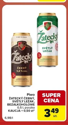 Piwo Žatecký Světlý Ležák promocja w Carrefour Market