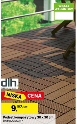 Podest kompozytowy 30x30cm promocja w Leroy Merlin