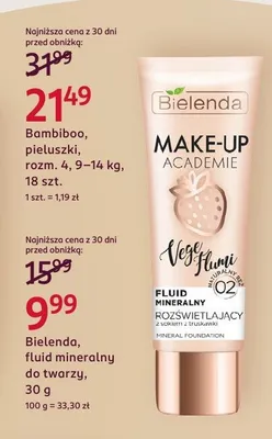 Fluid mineralny rozświetlający do twarzy promocja w Rossmann