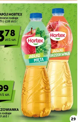 Napój Hortex jabłko mięta promocja w Groszek