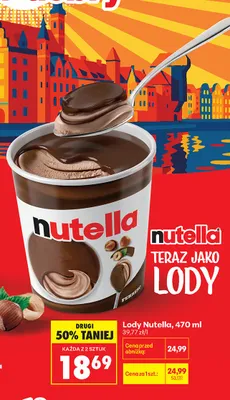 Lody Nutella promocja w Biedronka