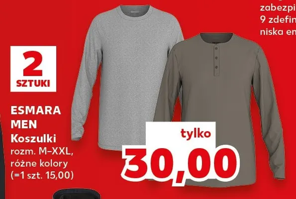 Koszulki Esmara Men 2-pak promocja w Kaufland