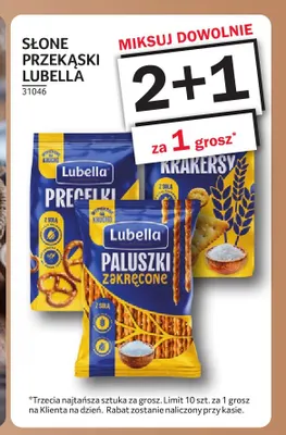 Słone przekąski Lubella promocja w Selgros