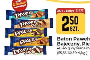 Baton Pawełek Słony Karmel E.Wedel promocja w Społem Częstochowa