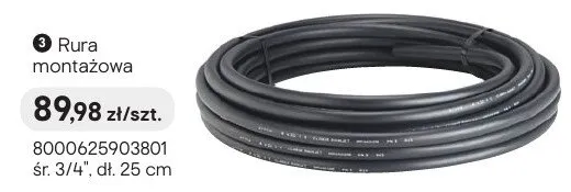 Rura montażowa promocja w Castorama