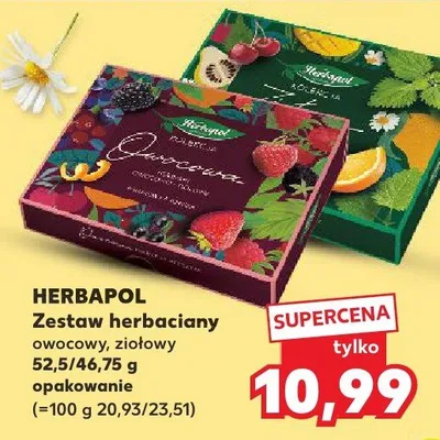 Zestaw herbat ziołowych Herbapol promocja w Kaufland