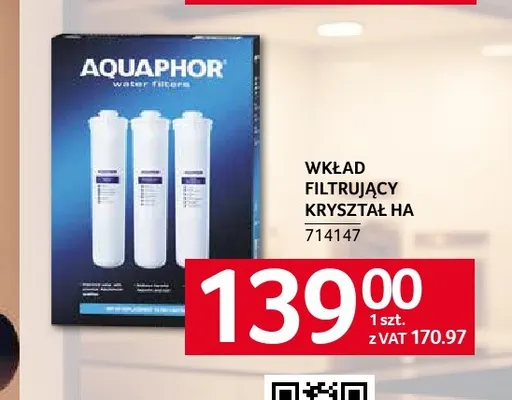 Wkład filtrujący Kryształ Ha Aquaphor promocja w Selgros