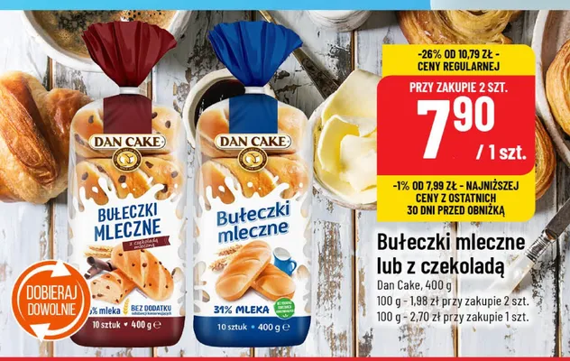 Bułeczki z czekoladą  promocja w POLOmarket