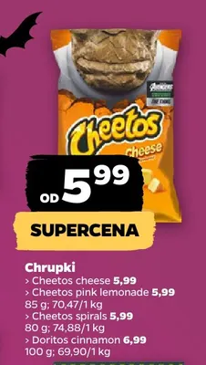 Chrupki Cheetos cheese promocja w Netto