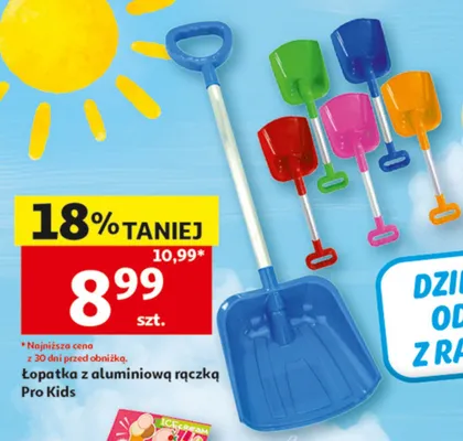 Łopatka z aluminiową rączką Pro Kids promocja w Auchan