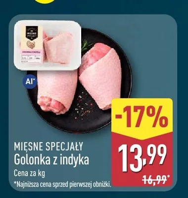 Golonka z indyka Mięsne Specjały promocja w Aldi
