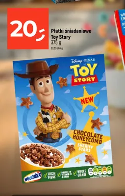 Płatki śniadaniowe Weetabix Toy Story Chocolate Honeycomb promocja w Dealz