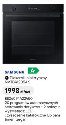 Piekarnik elektryczny SAMSUNG NV7B41205AK promocja w Castorama