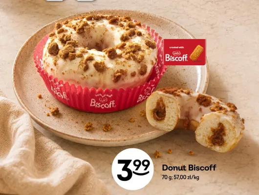 Donut Biscoff promocja w Żabka