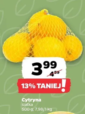 Cytryna siatka promocja w Netto