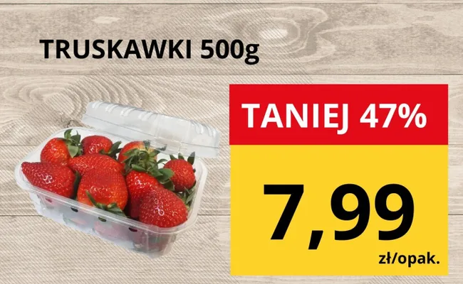 Truskawki promocja w Supeco