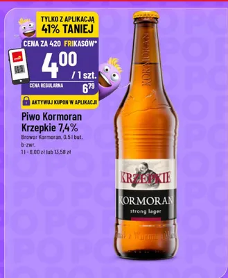 Piwo Krzepkie 7,4% promocja w POLOmarket