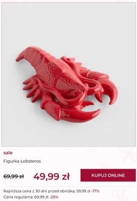 Figurka Lobsteros Home&you promocja w home&you