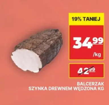 Szynka drewnem wędzona Balcerzak promocja w API Market