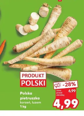 Pietruszka korzeń polska luzem promocja w Kaufland