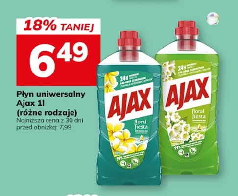 Płyn uniwersalny Ajax Floral Fiesta Spring Flowers promocja w Hitpol