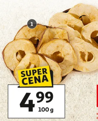 Chipsy z jabłek ze skórką, bez skórki lub z cynamonem luzem lub w opakowaniu promocja w Auchan