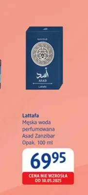 Woda perfumowana Lattafa Asad Zanzibar męska promocja w Drogerie DM