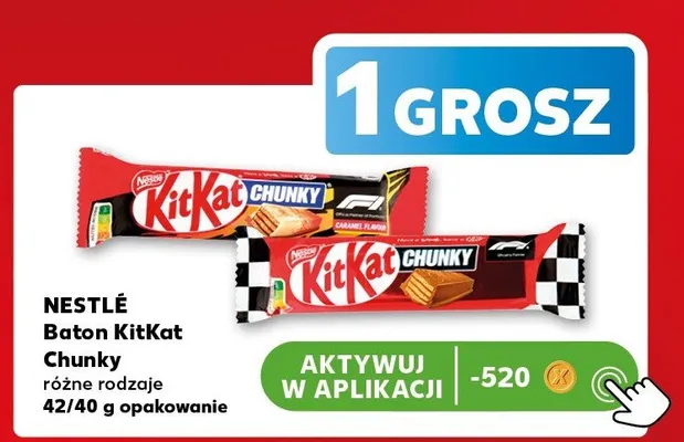 Baton NESTLÉ KitKat Chunky promocja w Kaufland