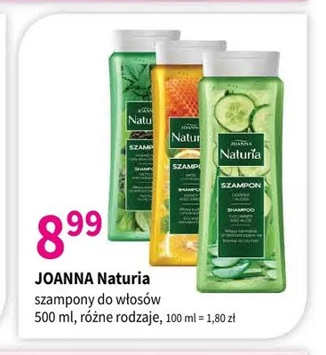 Szampon do włosów Joanna Naturia promocja w Drogerie Polskie