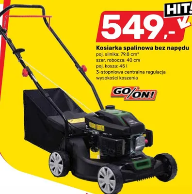 Kosiarka spalinowa bez napędu promocja w Bricomarche