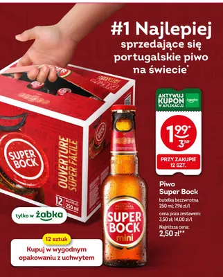 Piwo Super Bock promocja w Żabka