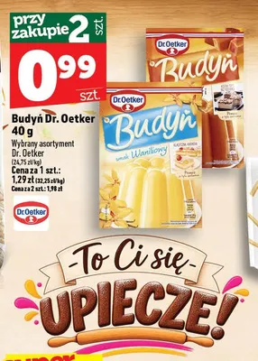 Budyń Dr. Oetker promocja w TOPAZ