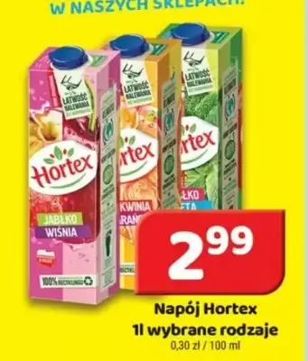 Napój Hortex promocja w Delfin