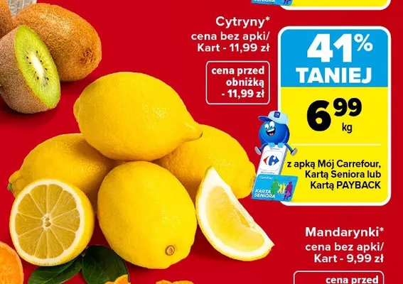 Cytryny promocja w Carrefour