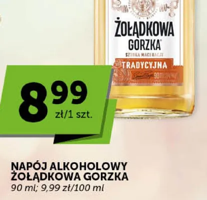 Napój alkoholowy Żołądkowa Gorzka promocja w Euro Sklep