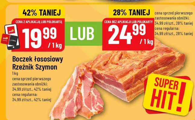 Boczek łososiowy promocja w POLOmarket