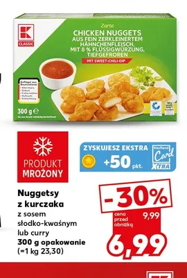 Nuggetsy z kurczaka z sosem curry K-Classic promocja w Kaufland