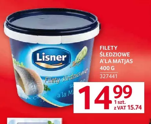 Filety śledziowe a'la Matjas Lisner promocja w Selgros