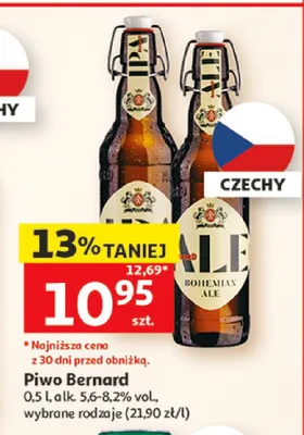 Piwo Bernard IPA promocja w Auchan